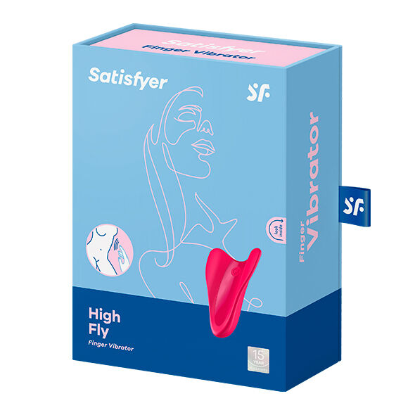 SATISFYER - VIBRATEUR HIGH FLY THIMBER FUCHSIA