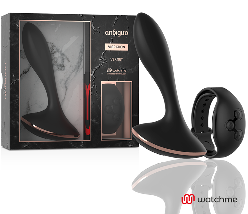 ANBIGUO - WATCHME PLUG ANAL VIBRANT TÉLÉCOMMANDÉ VERNET