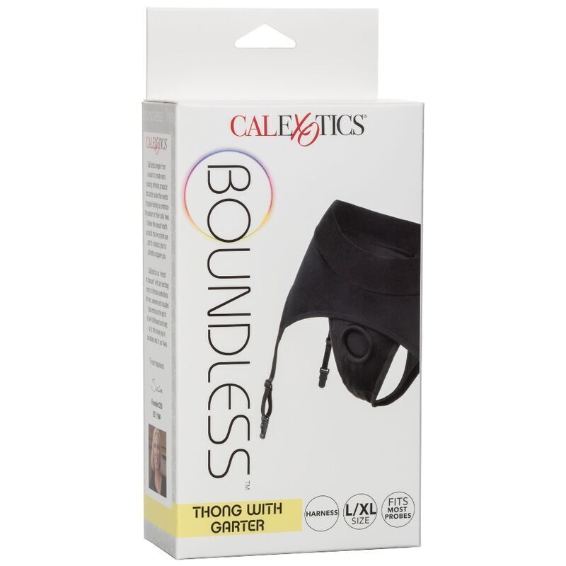 CALEXOTICS - STRING HARNAIS BOUNDLESS AVEC PORTE-JARRETELLES S/M