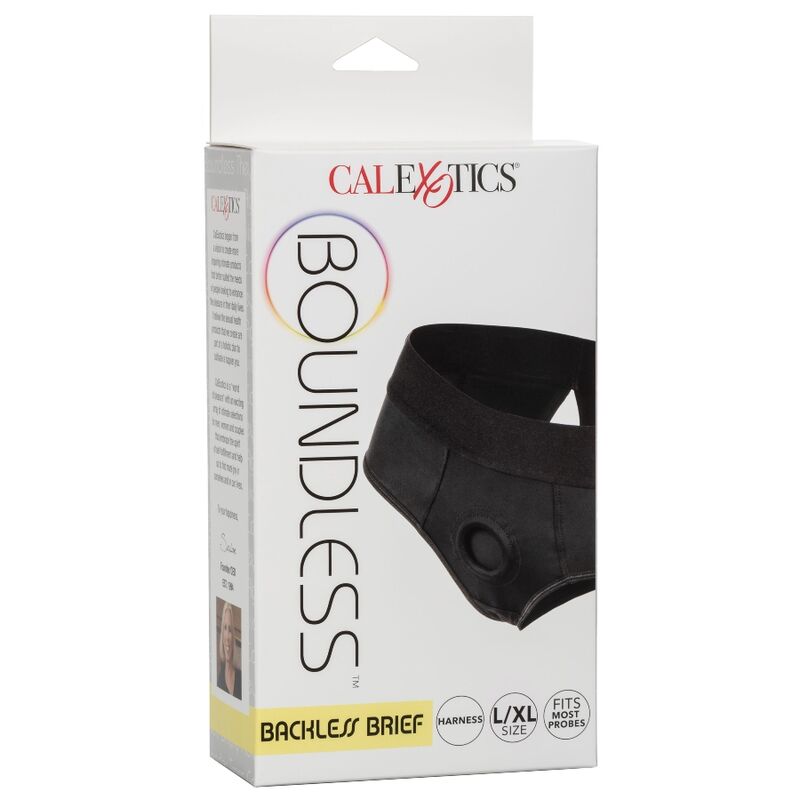 CALEXOTICS - CULOTTE HARNAIS BOUNDLESS AVEC OUVERTURE DOS L/XL