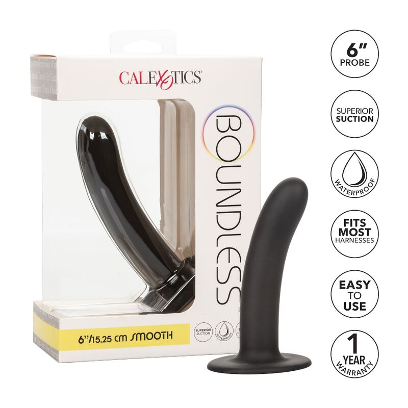 CALEXOTICS - Gode lisse sans limites 15,25 cm compatible harnais