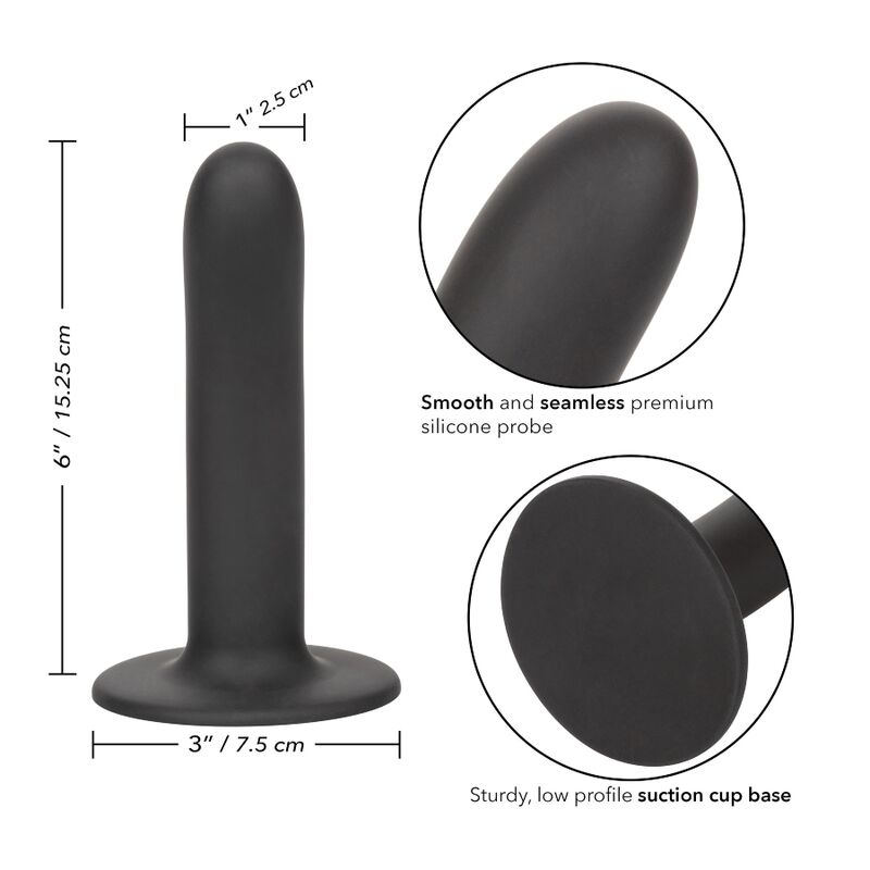 CALEXOTICS - Gode lisse sans limites 15,25 cm compatible harnais