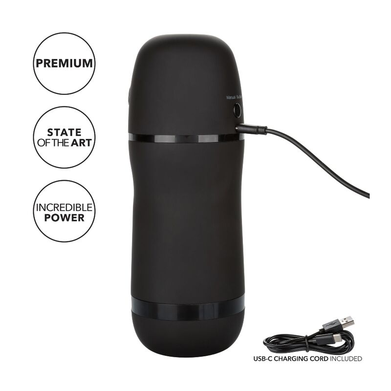 CALEXOTICS - MASTURBATEUR À PUISSANCE OPTIMALE AVEC VIBRATION ET ASPIRATION