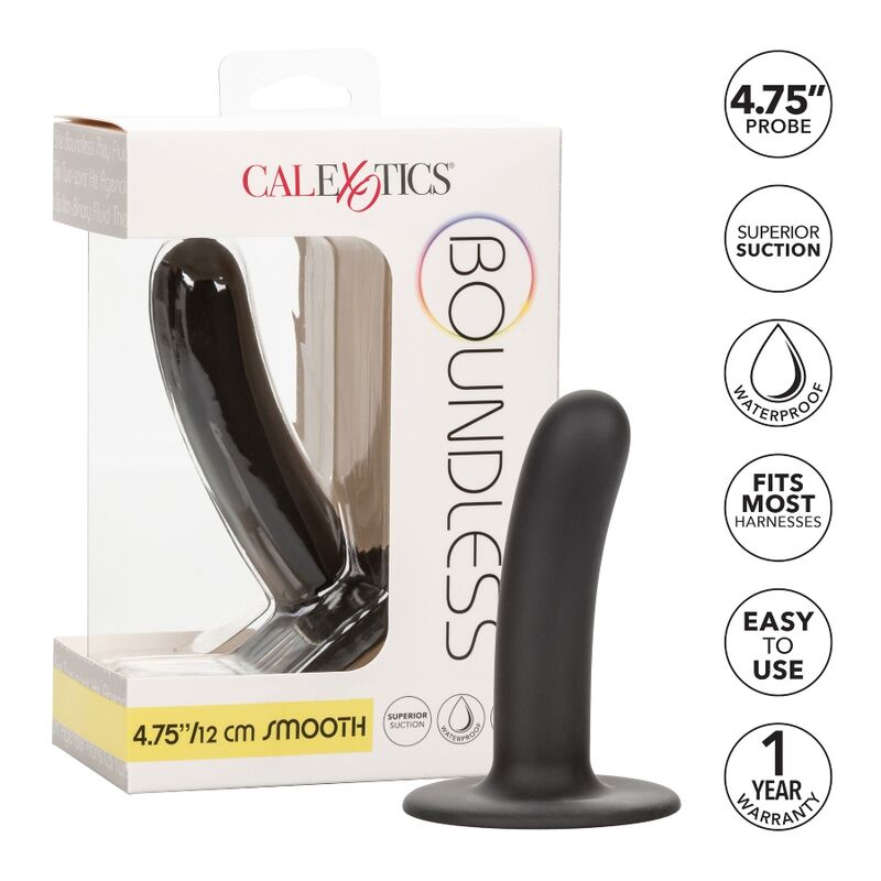 CALEXOTICS - Gode lisse sans limites 12 cm compatible harnais