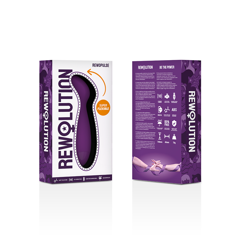 REWOLUTION - REWOPULSE VIBRATEUR FLEXIBLE STIMULATEUR DU POINT G