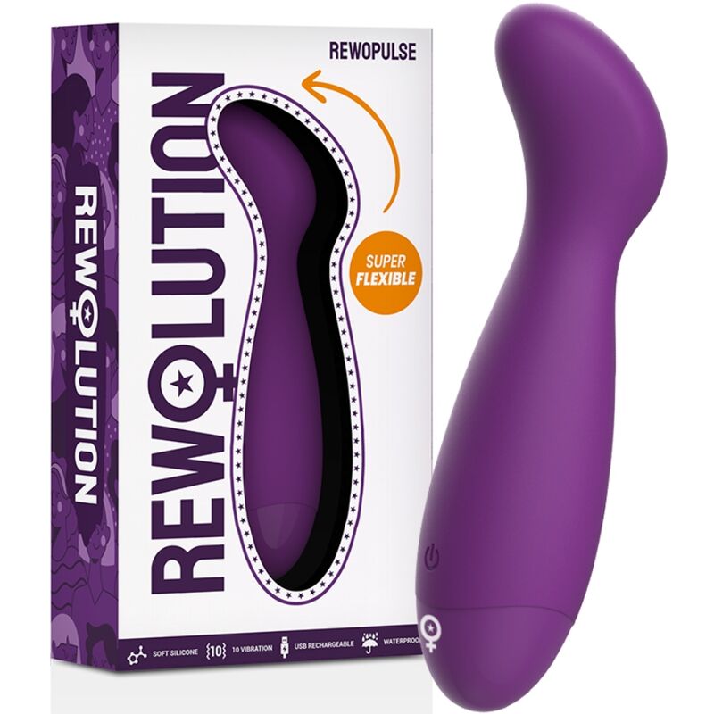 REWOLUTION - REWOPULSE VIBRATEUR FLEXIBLE STIMULATEUR DU POINT G