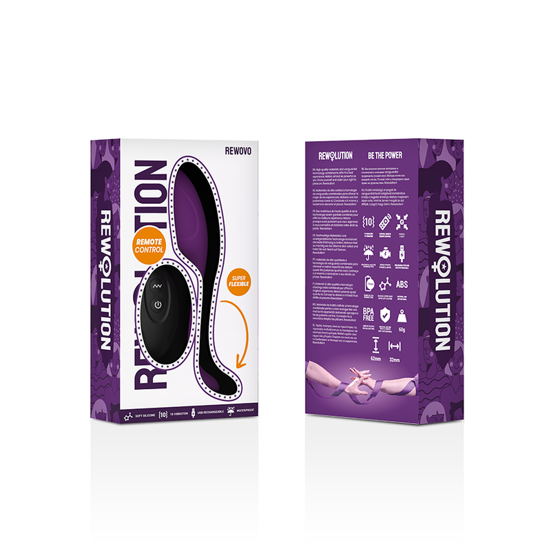 REWOLUTION - ŒUF VIBRANT REWOVO TÉLÉCOMMANDE