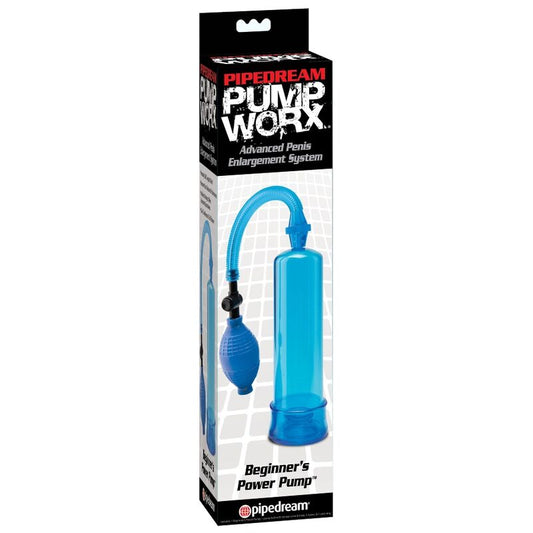 PUMP WORX - POMPE D'ÉRECTISATION BLEUE POUR DÉBUTANTS