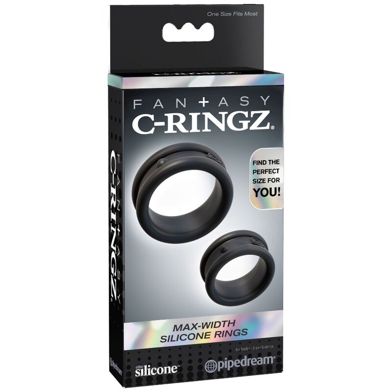 FANTASY C-RINGZ - ANNEAUX EN SILICONE LARGEUR MAXIMALE