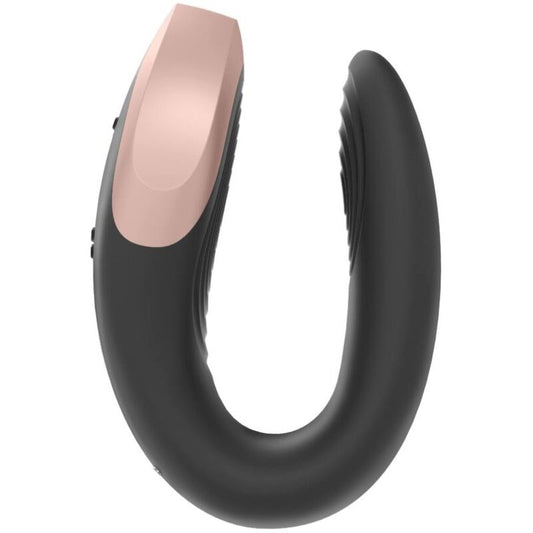 SATISFYER - APP DOUBLE LOVE VIBRATEUR COUPLES LUXE NOIR