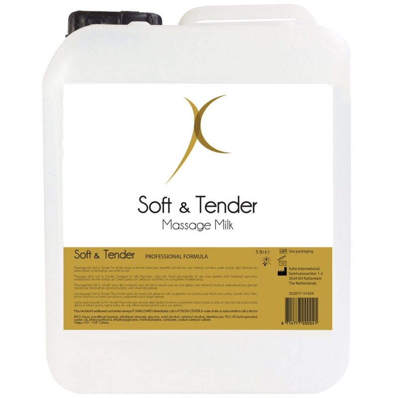 DOUX ET TENDRE - CRÈME DE MASSAGE AU LAIT CORPOREL 5000 ML