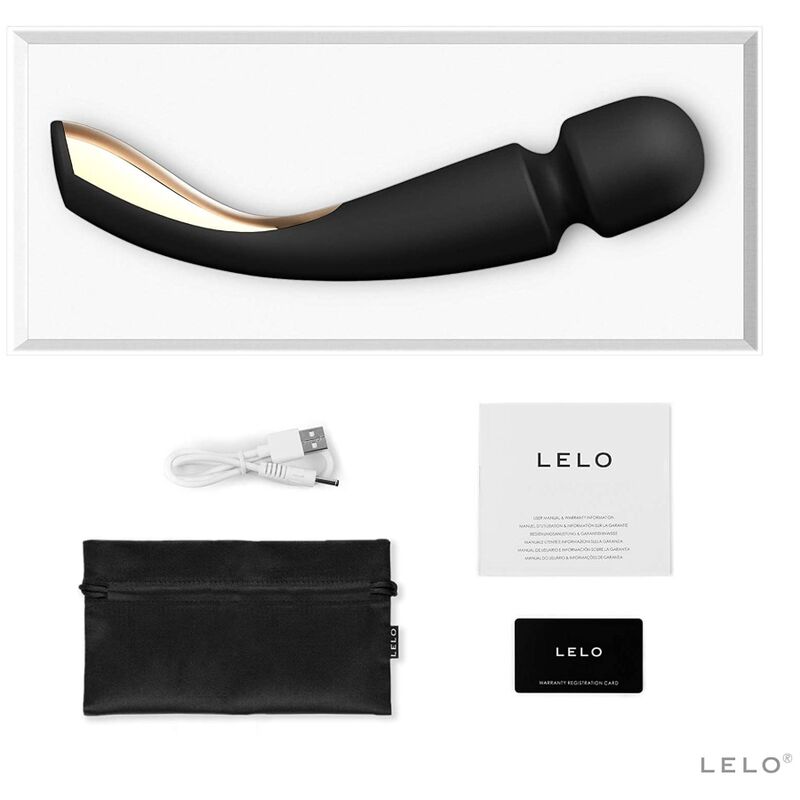 LELO - SMART MEDIUM WAND 2 MASSAGER NOIR