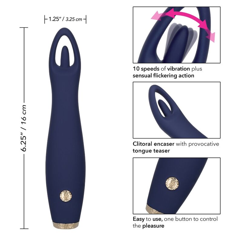 CALEXOTICS - STIMULATEUR CHIC JASMINE 10 VITESSES