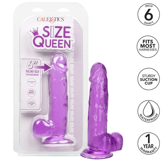 CALEXOTICS - GODE QUEEN SIZE LILAS 15,3 CM