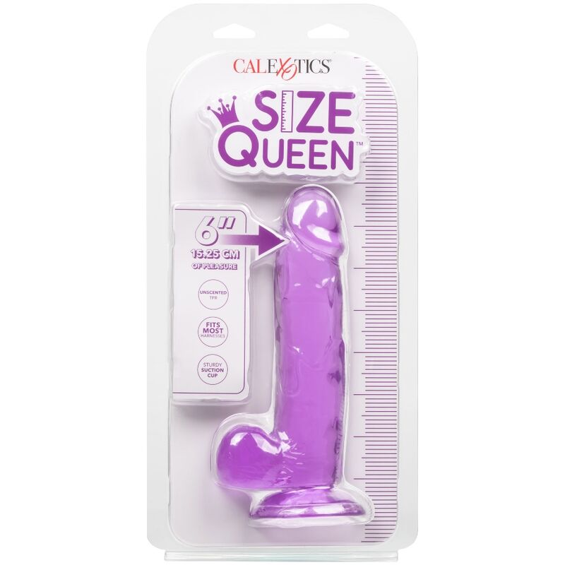 CALEXOTICS - GODE QUEEN SIZE LILAS 15,3 CM