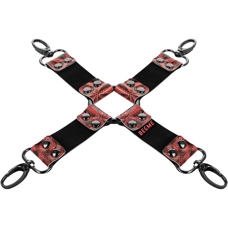 BEGME - ÉDITION ROUGE HOG TIE CUIR VÉGAN