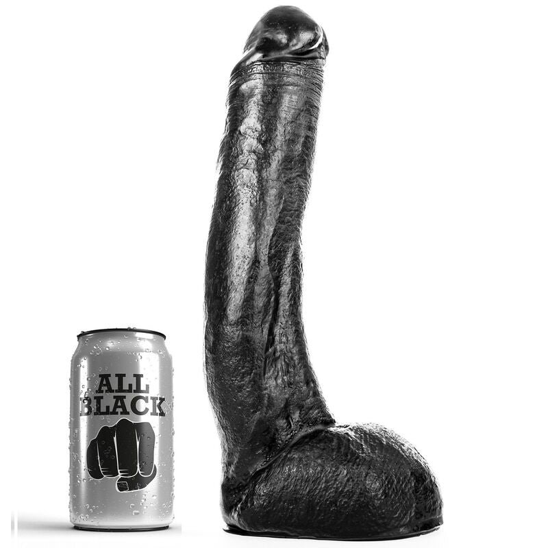 ALL BLACK - DONG 29 CM COURBÉ