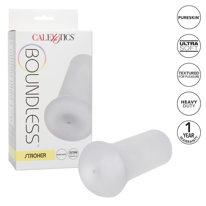 CALEXOTICS - MASTURBATEUR STROKER TRANSPARENT ET SANS LIMITES