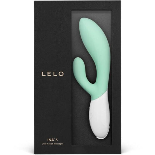 LELO - VIBRATEUR LAPIN DE LUXE INA 3 GREEN AQUA GREEN
