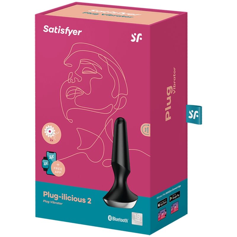 SATISFYER - PLUG ILICIOUS 2 VIBRATEUR NOIR