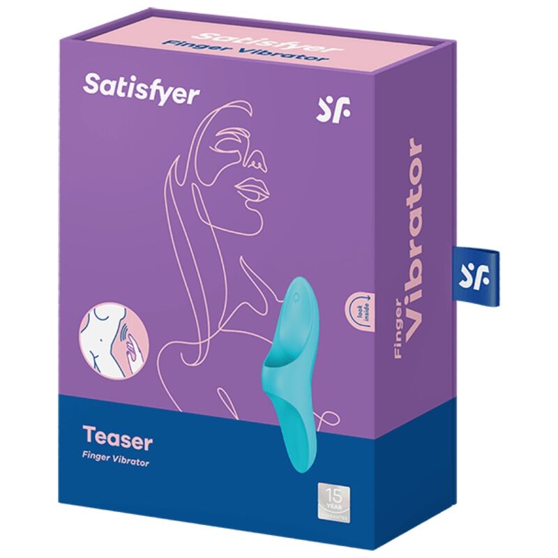 SATISFYER - TEASER DÉ À COUPER VIBRANT LUMIÈRE BLEUE