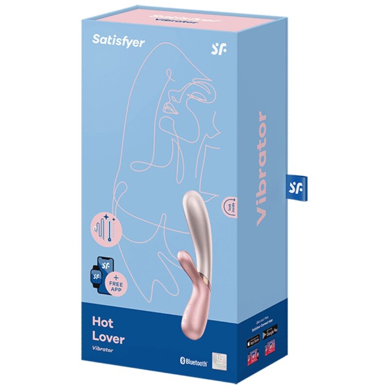 SATISFYER - VIBRATEUR HOT LOVER ROSE ET BEIGE