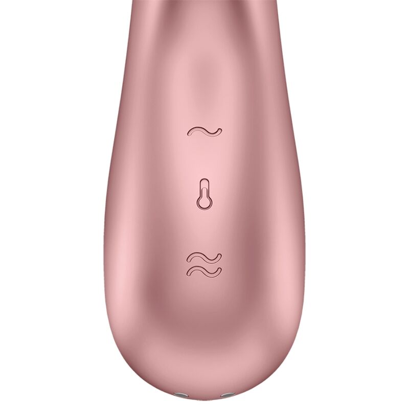 SATISFYER - VIBRATEUR HOT LOVER ROSE ET BEIGE