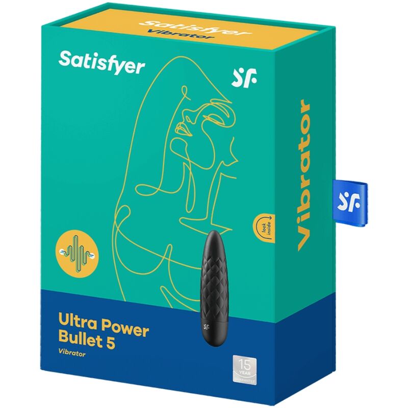 SATISFYER - ULTRA POWER BULLET 5 NOIR BULLET VIBRANTE