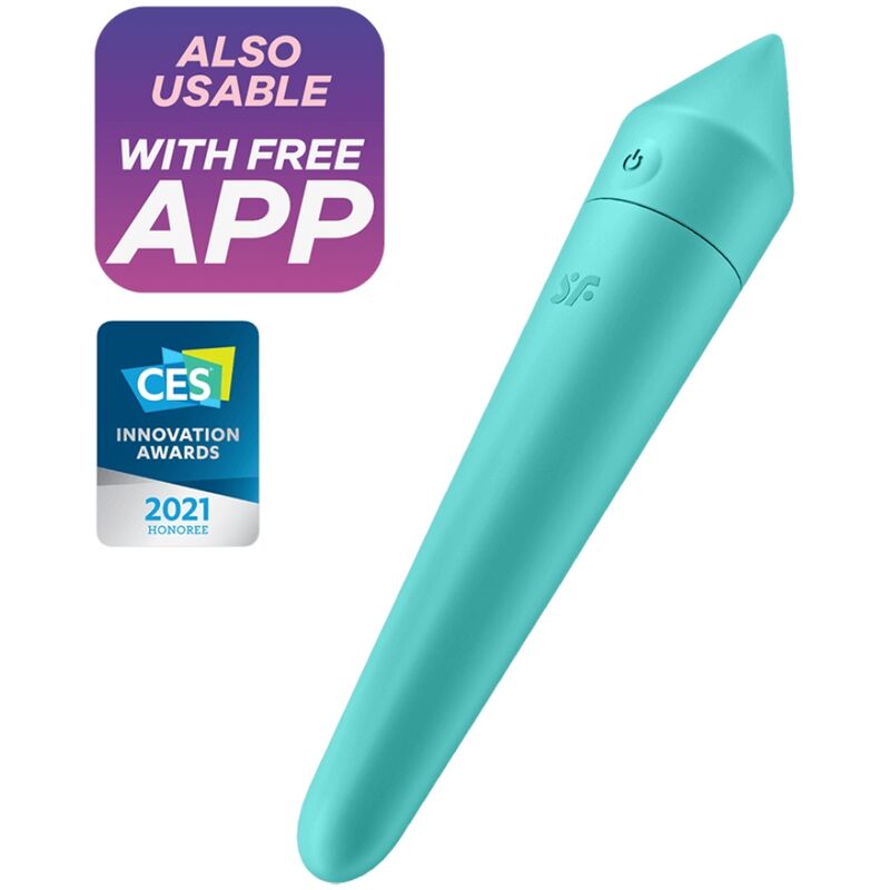 SATISFYER - ULTRA POWER BULLET 8 BULLET VIBRANT TURQUOISE