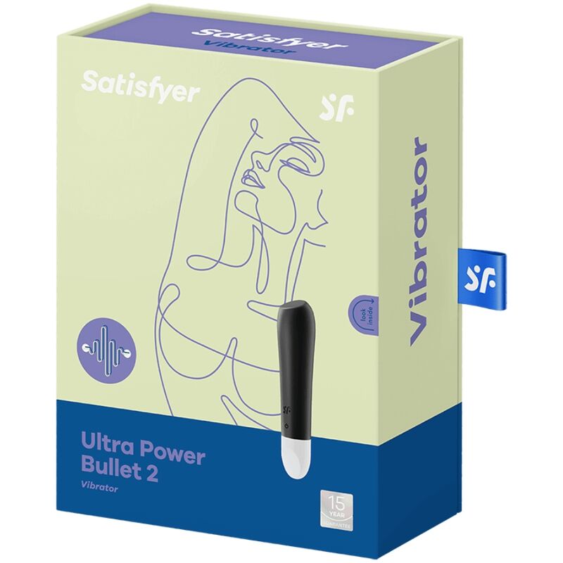 SATISFYER - ULTRA POWER BULLET 2 NOIR BULLET VIBRANTE