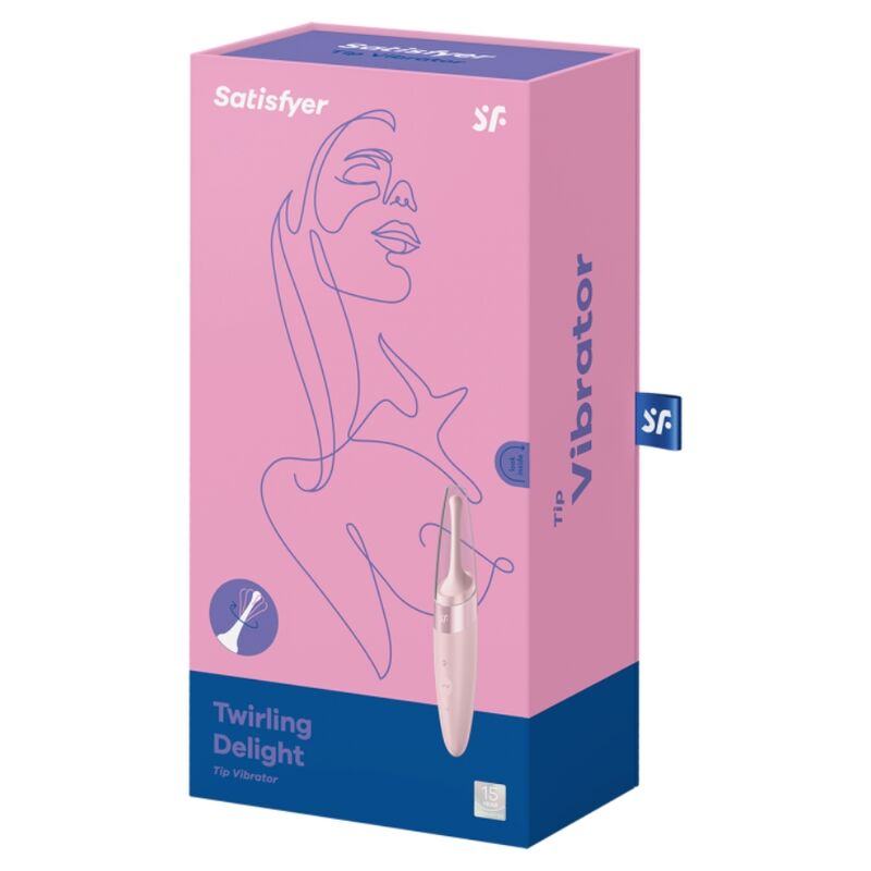 SATISFYER - TWIRLING DELIGHT STIMULATEUR DE CLITORIS ROSE