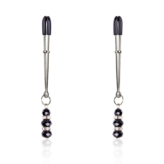 OHMAMA FETISH - NIPPLE CLAMPS WITH GLASS STONES