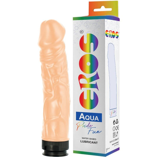 PRIDE - EROS AQUA LGBT PRIDE DILDO AVEC LUBRIFIANT À BASE D'EAU