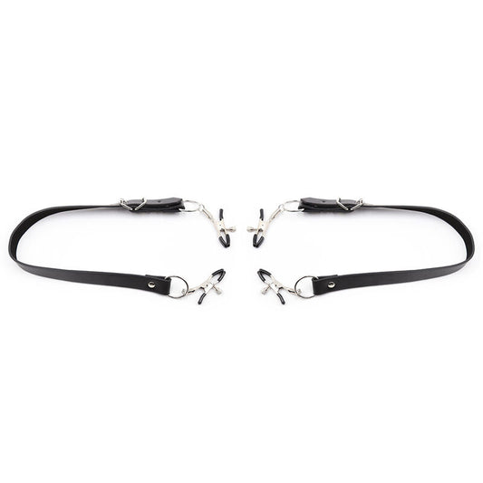 OHMAMA FETISH - CLITORIS CLAMPS WITH LEG STRAPS