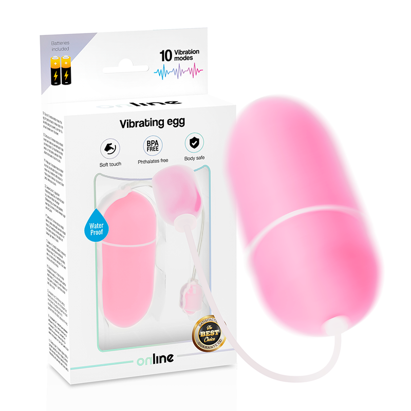 EN LIGNE - ŒUF VIBRANT ROSE ETANCHE