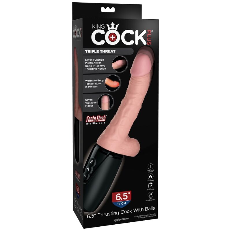KING COCK - PLUS TRIPLE THREAT NATUREL