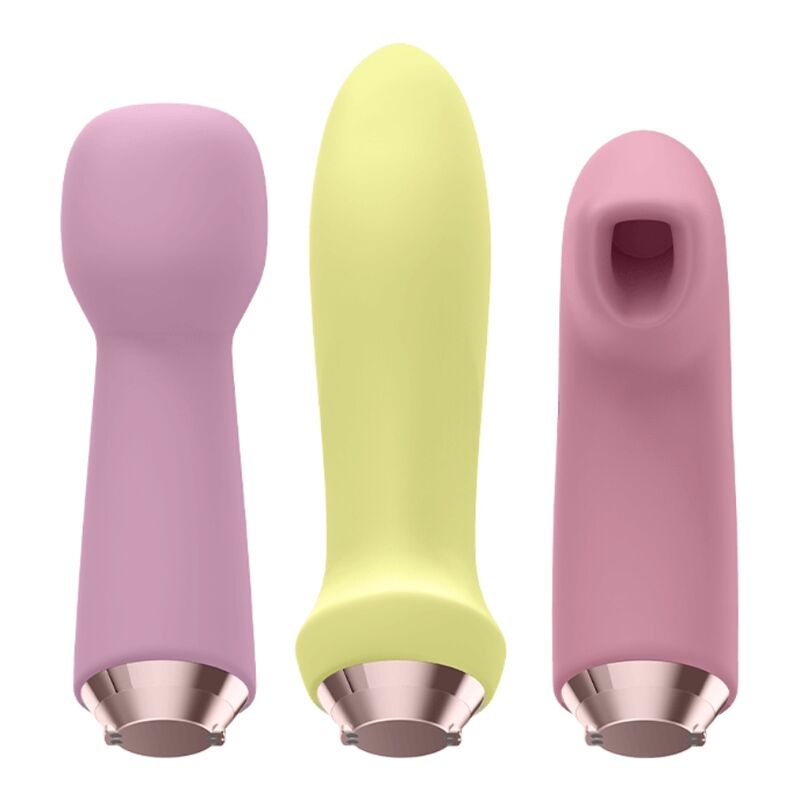 SATISFYER - ENSEMBLE VIBRATEUR ET SUCCION MARVELOUS FOUR