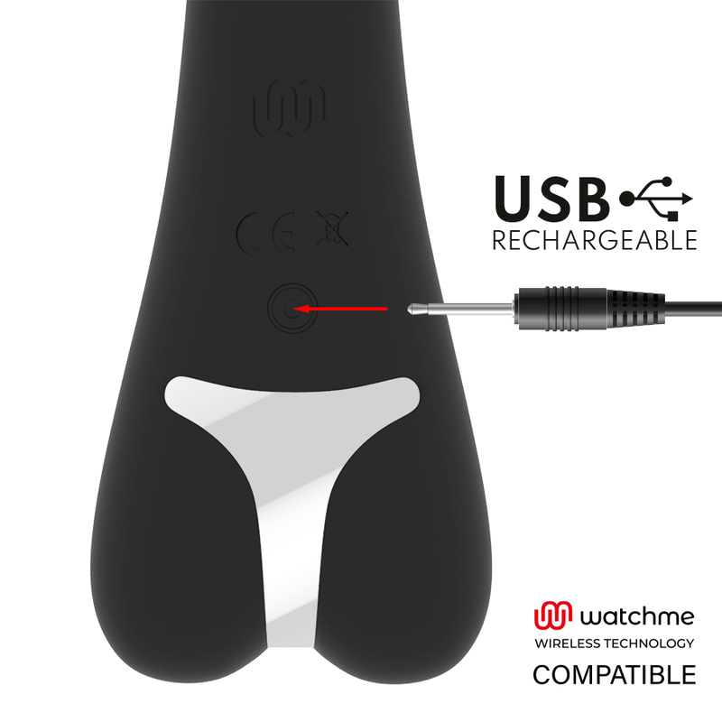 BRILLY GLAM - VIBRATEUR ERIK COMPATIBLE AVEC LA TECHNOLOGIE SANS FIL WATCHME