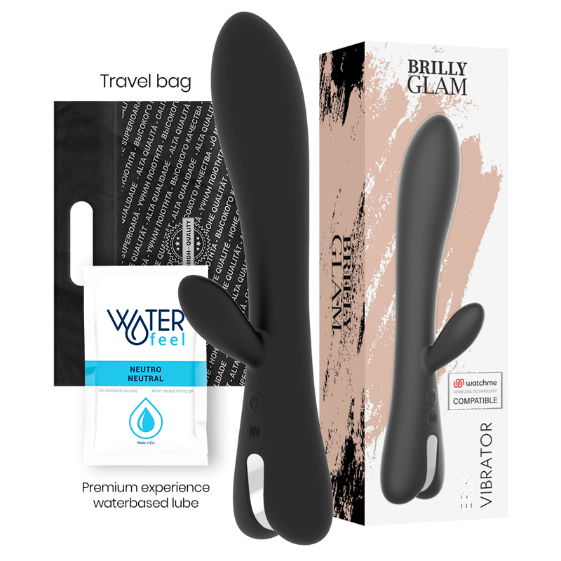 BRILLY GLAM - VIBRATEUR ERIK COMPATIBLE AVEC LA TECHNOLOGIE SANS FIL WATCHME