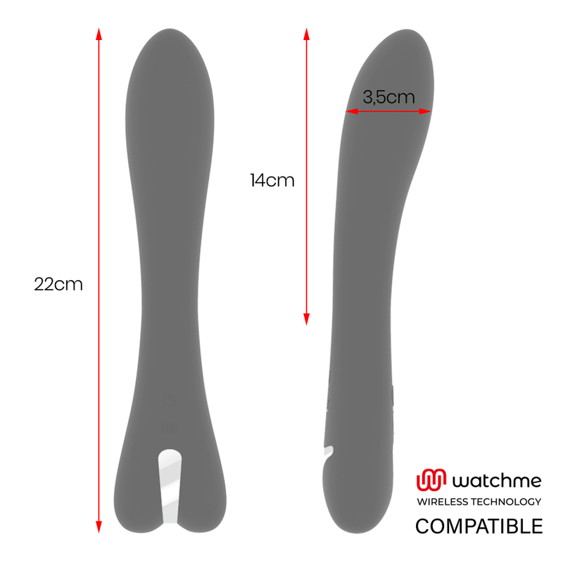 BRILLY GLAM - VIBRATEUR RYAN COMPATIBLE AVEC LA TECHNOLOGIE SANS FIL WATCHME