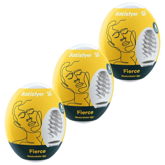 SATISFYER - 3 ŒUFS MASTURBATEURS FIERCE