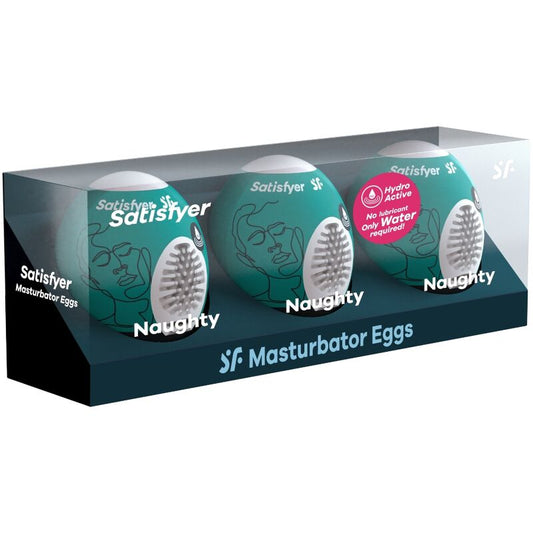 SATISFYER - 3 ŒUFS MASTURBATEURS COQUINS