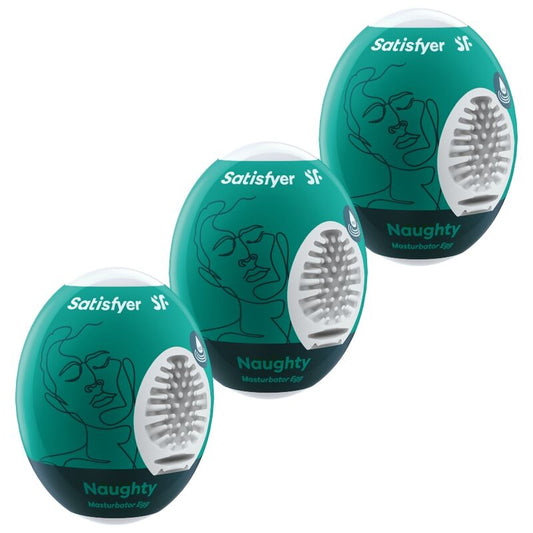SATISFYER - 3 ŒUFS MASTURBATEURS COQUINS