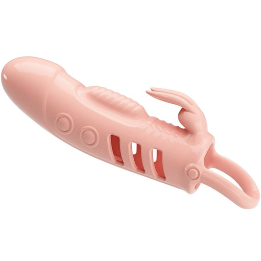 PRETTY LOVE - COUVERTURE PÉNIS EN LAPIN NATUREL SLOANE