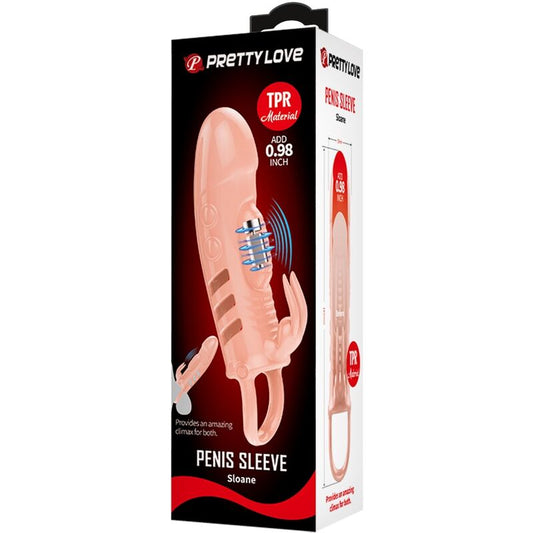 PRETTY LOVE - COUVERTURE PÉNIS EN LAPIN NATUREL SLOANE