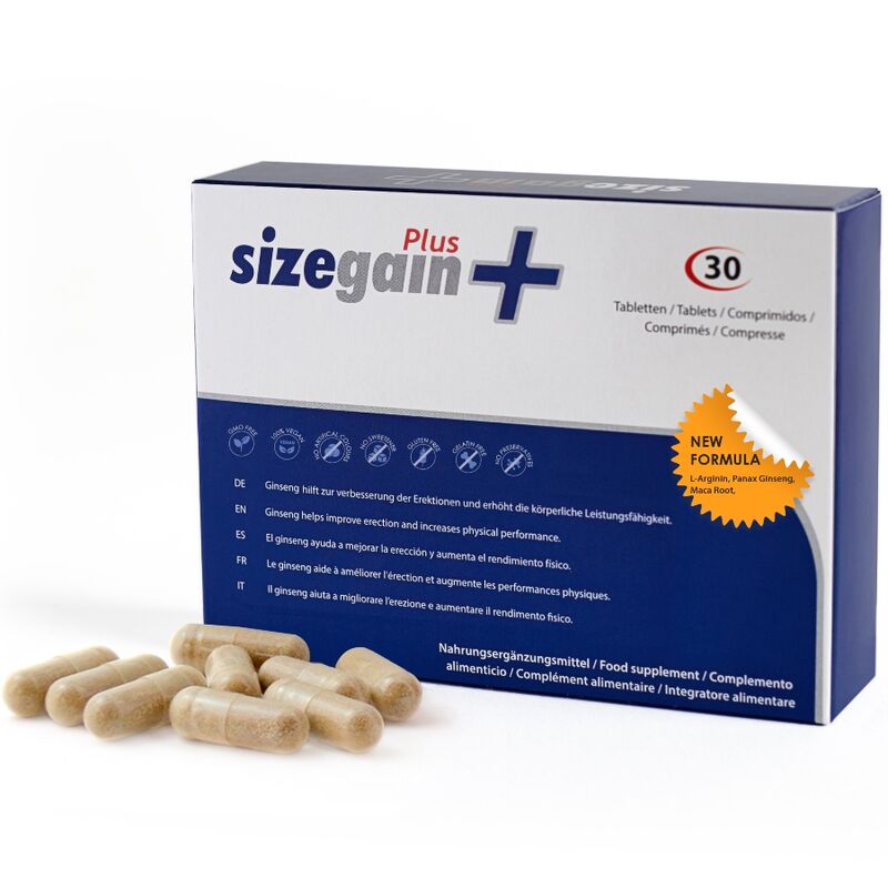500 COSMETICS - SIZEGAIN PLUS PILULES POUR L'AGRANDISSEMENT DU PÉNIS