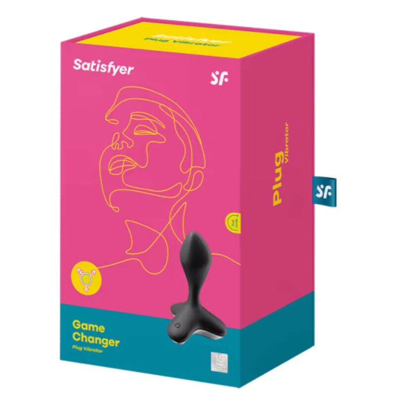 SATISFYER - GAME CHANGER PLUG VIBRATEUR ROSE