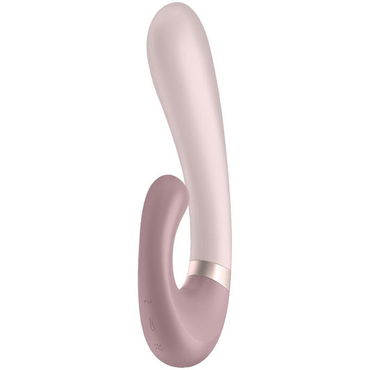 SATISFYER - VIBRATEUR HEAT WAVE APP BLANC
