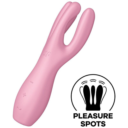 SATISFYER - TRIO 3 VIBRATEUR VERT