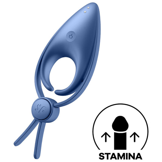 SATISFYER - BAGUE VIBRANTE NOIRE SNIPER